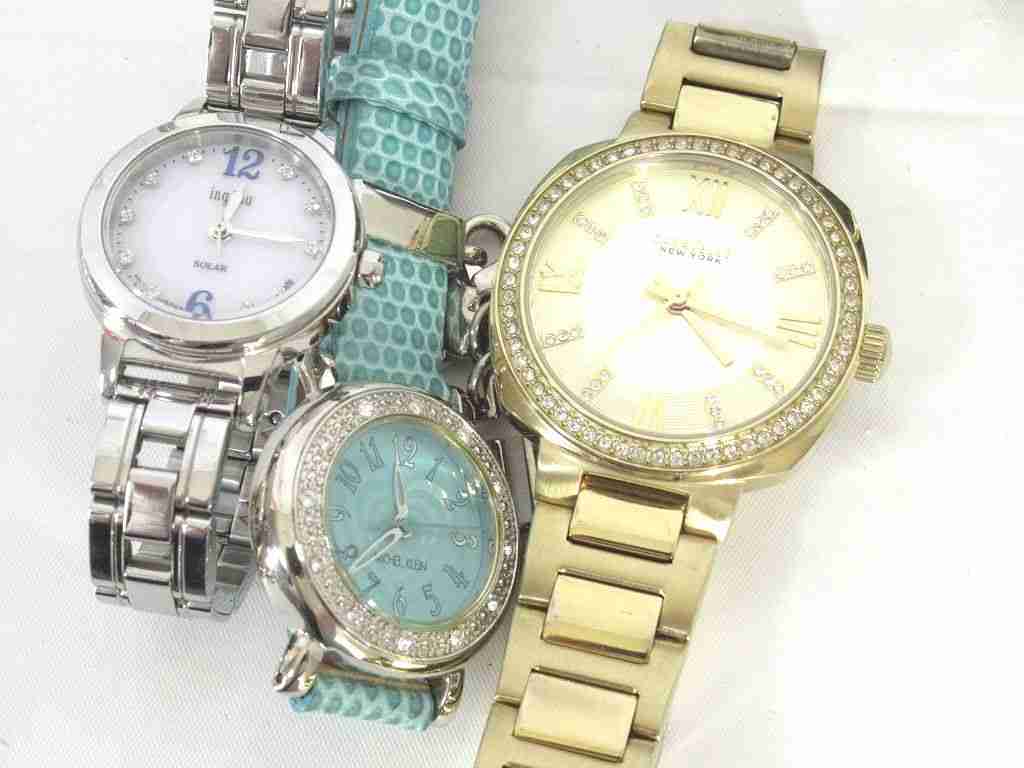 1円 ジャンク品 アニエスベー フォリフォリ アンクライン 他 腕時計 