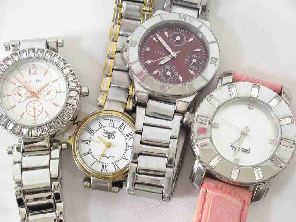 1円 ジャンク品 アニエスベー フォリフォリ アンクライン 他 腕時計 