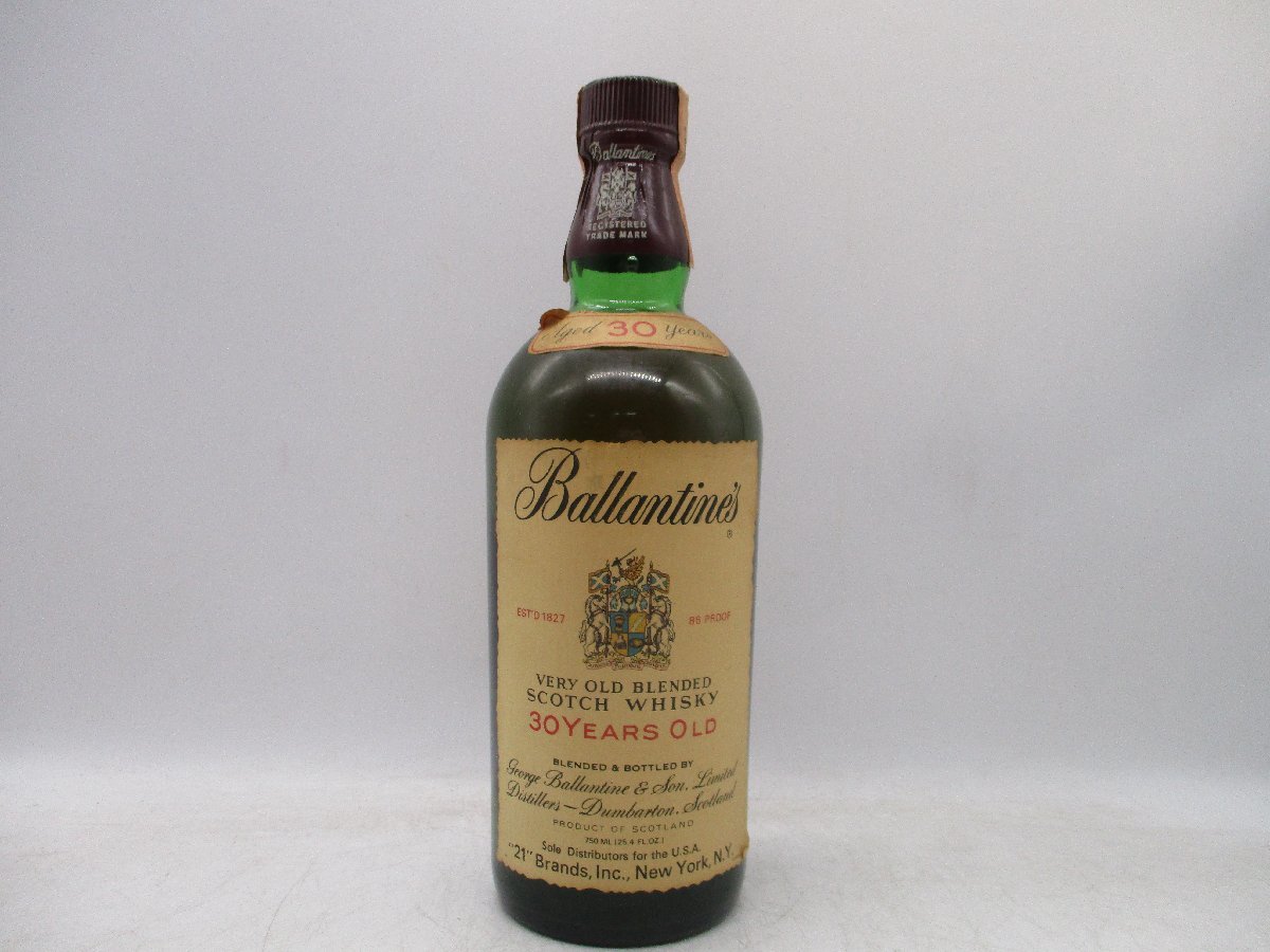 BALLANTINE'S 30年 バランタイン 30年 スコッチ ウイスキー 古酒 未開
