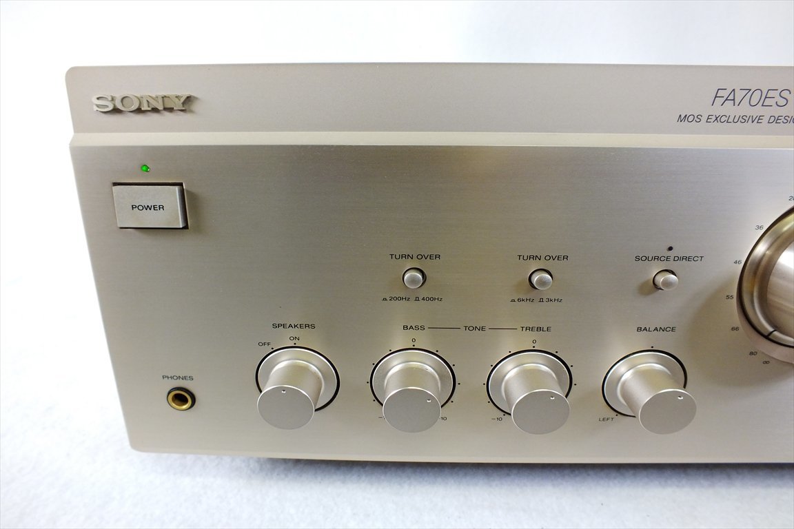 SONY TA-FA70ES ソニー 動作確認済 ステレオ プリメイン アンプ｜Yahoo