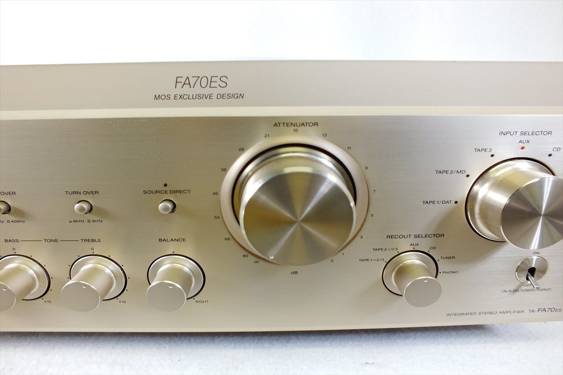 SONY TA-FA70ES ソニー 動作確認済 ステレオ プリメイン アンプ｜Yahoo