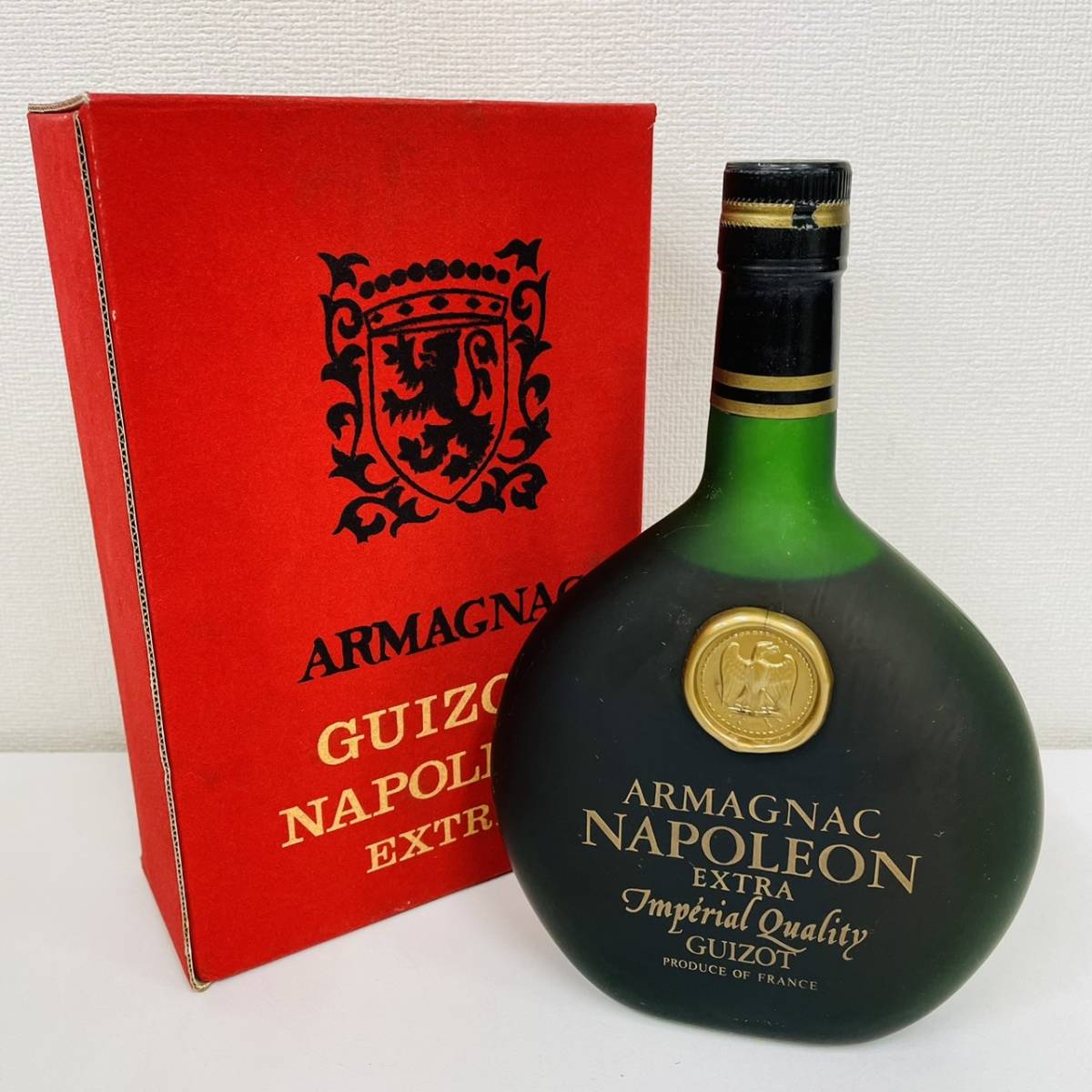 K-19571】 未開栓 ARMAGNAC NAPOLEON EXTRA GUIZOT Imperial Quality