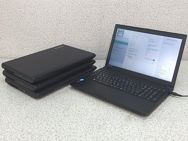 100%新品，大人気 &alpha; 4台set TOSHIBA dyabook B654/L Core i5 4300M 2.60GHz/4GB/320GB/OS無し/BIOS確認済 使用感あり(15インチ～)｜売買されたオークション情報、yahooの商品情報をアーカイブ公開 - オークファン 東芝