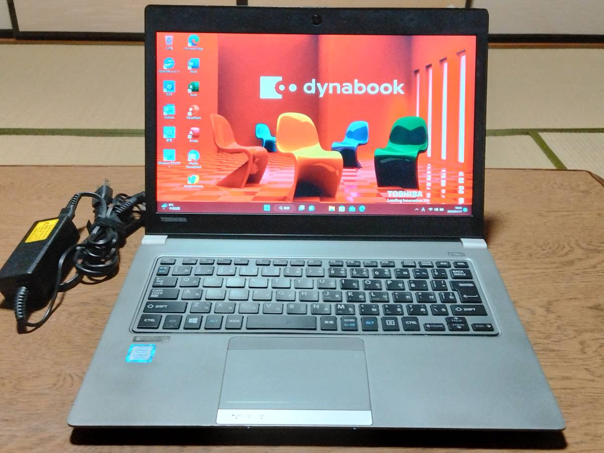 美品 Windows11 すぐ使える Webカメラ Dynabook R63/D 極速 i5 6200U