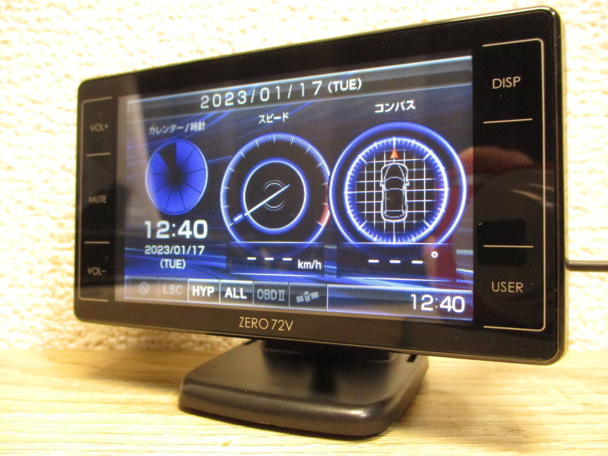 ZERO コムテック COMTEC | 72V 2022年9月 GPSデータ更新済み レーダー