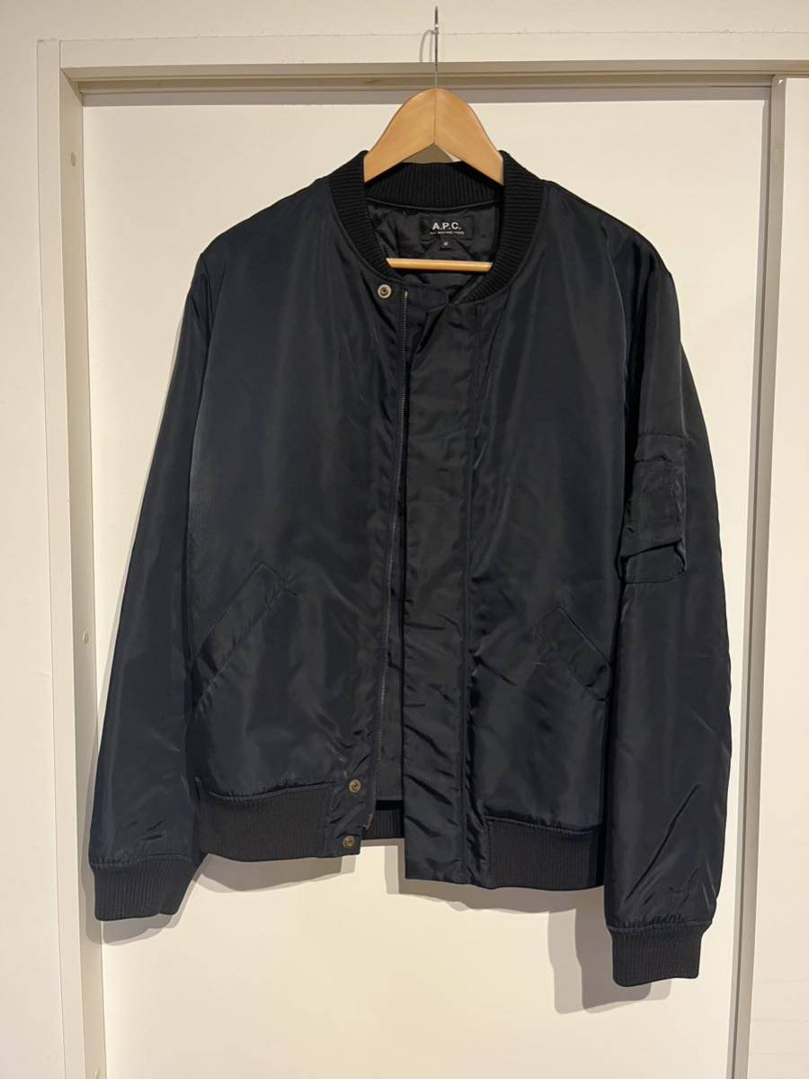 A.P.C. MA-1ジャケット ネイビー Mサイズ A.P.C. 【公式通販】