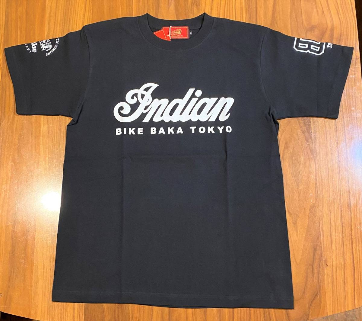 Indian】XLサイズ ブラック インディアン×TOKYOBBコラボ Tシャツ 