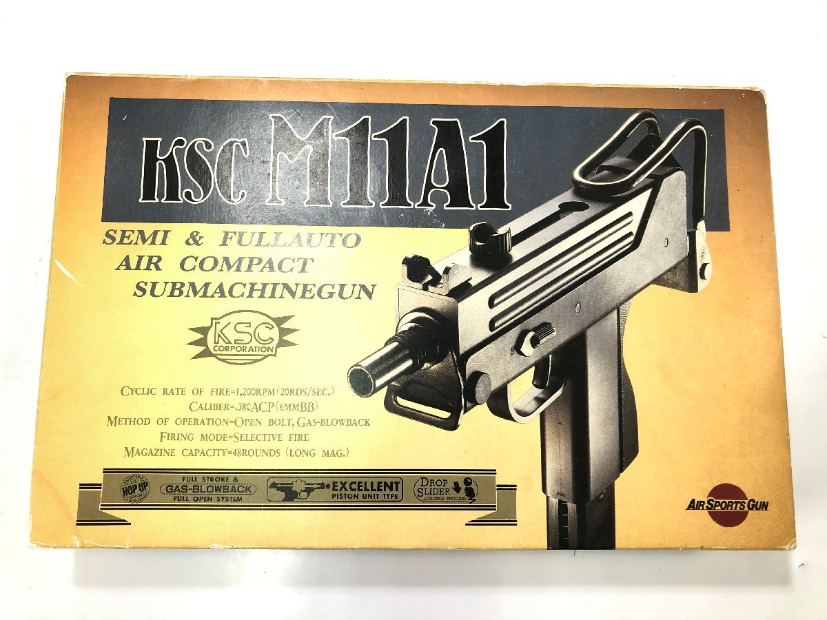 7.　KSC　M11　イングラム　ガスブローバック（中古）F0001-K1223