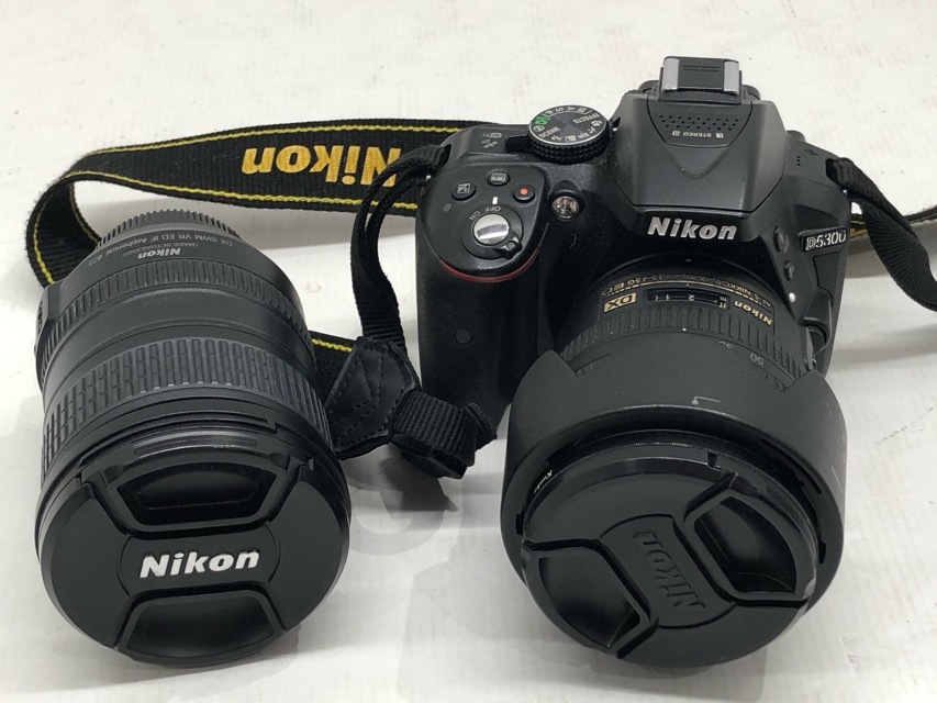 ふ*な様 一眼レフカメラ他セット　ジャンク品 165 (D)【ジャンク】 Nikon D5300 + レンズ2本 AF-S 18-70mm 18-200mm