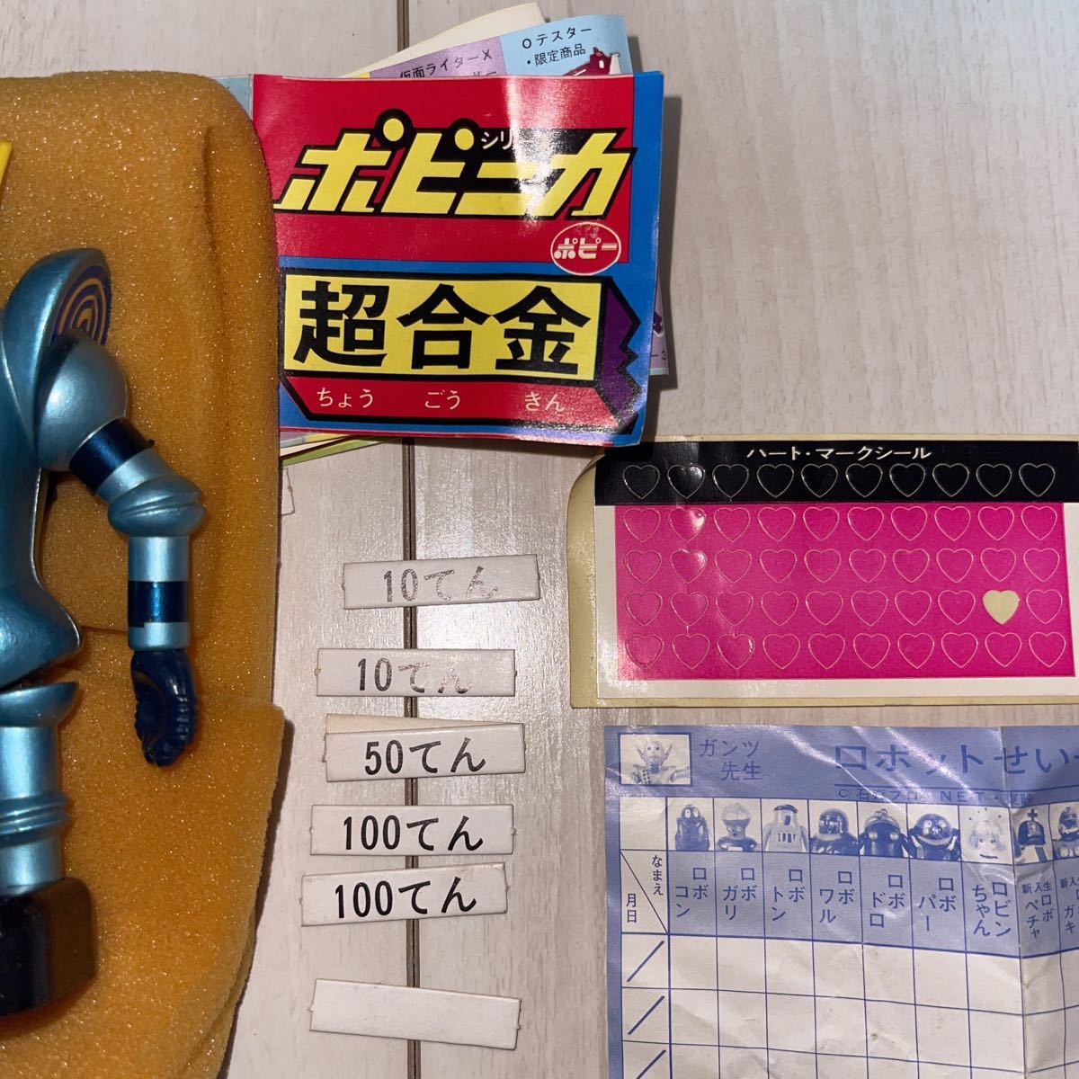 当時物 ガンツ先生 がんばれロボコン 希少 当時物 ポピー 超合金 