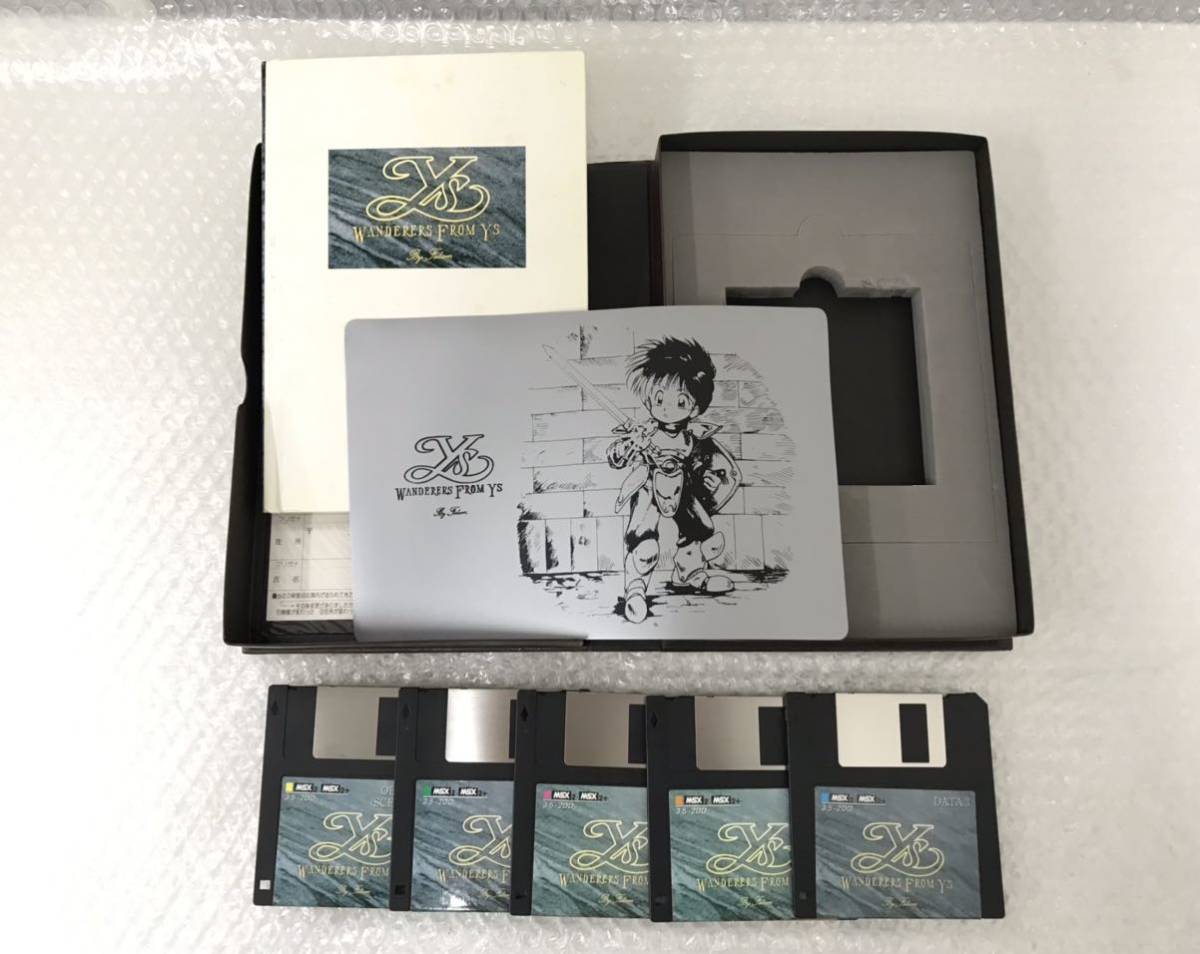 □MSX 2/おまとめセット②/パソコン/ソフト/3.5インチFD イース/イース