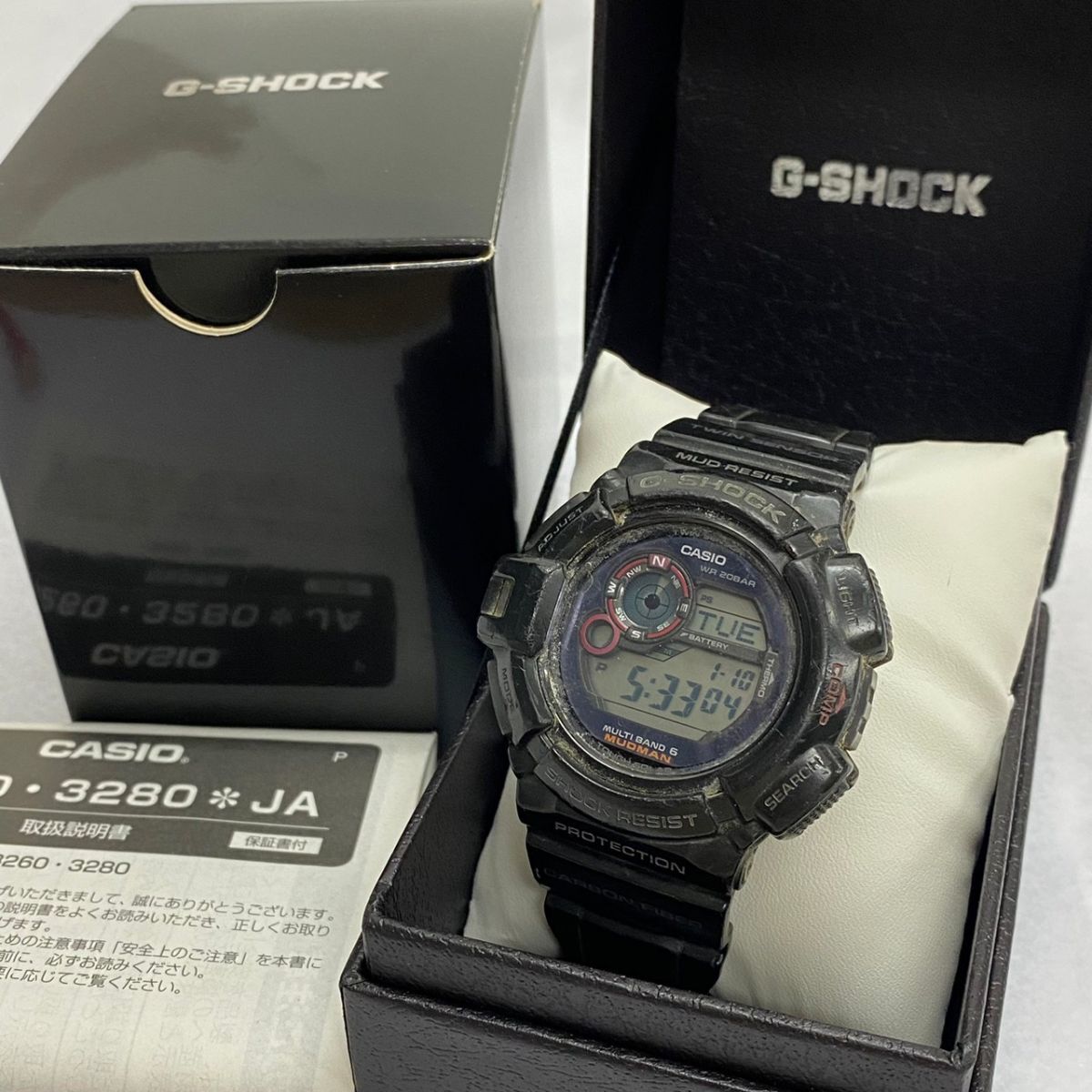 O324-O15-2332 CASIO カシオ G-SHOCK MUDMAN ジーショック マッドマン