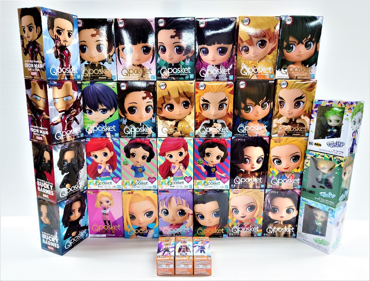 IZU【中古/未使用品】 Qposket ディフォルメフィギュア　ワーコレ　34体セット 〈051-230119-YH-03-IZU〉