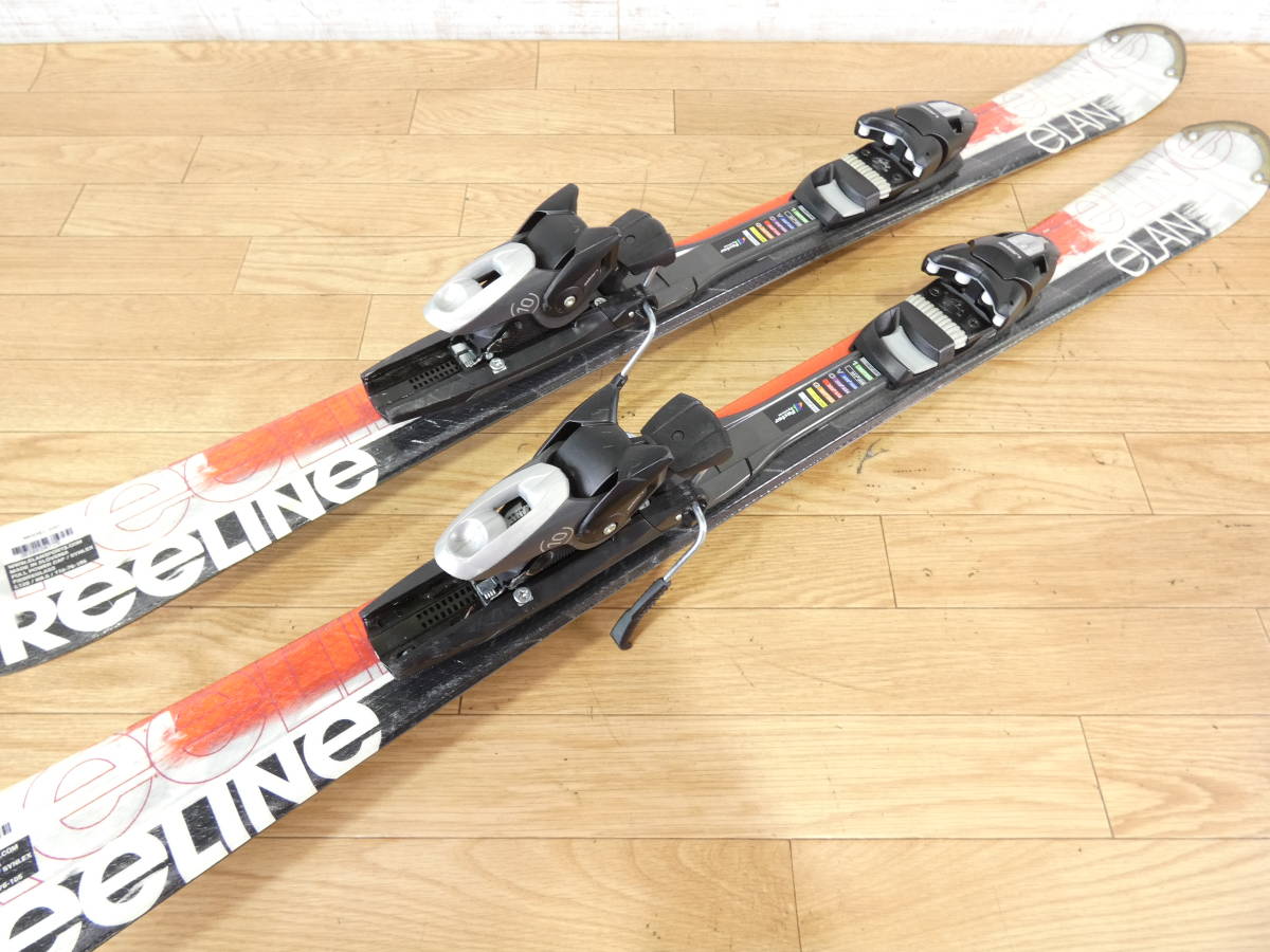LINE FC PRO スキー板 赤/黒 ビンディング付属 LINE FC PRO スキー板