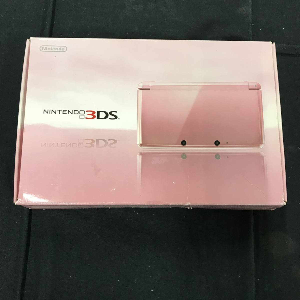 gn568 送料無料！動作品 Nintendo 3DS 本体 CTR-001 ミスティピンク メモリーカード 2GB付き 任天堂