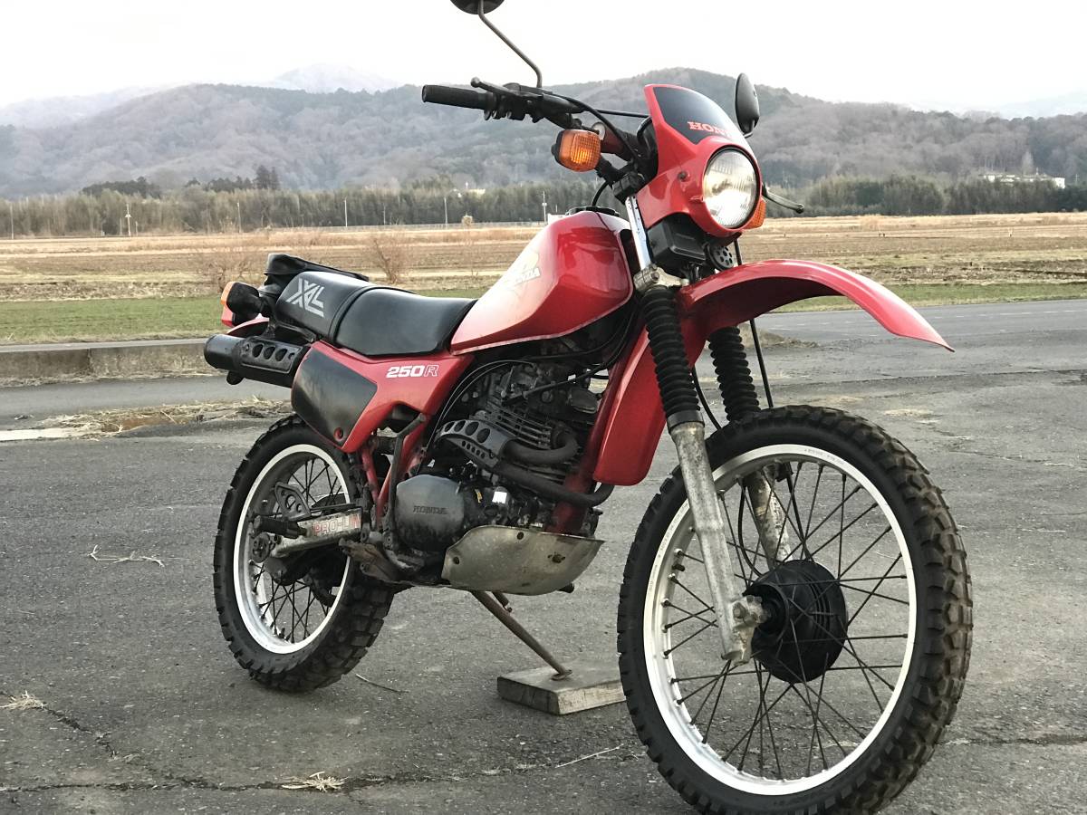 ☆ ホンダ XL250R ビンテージオフ車 MD03エンジン始動良好 動画あり