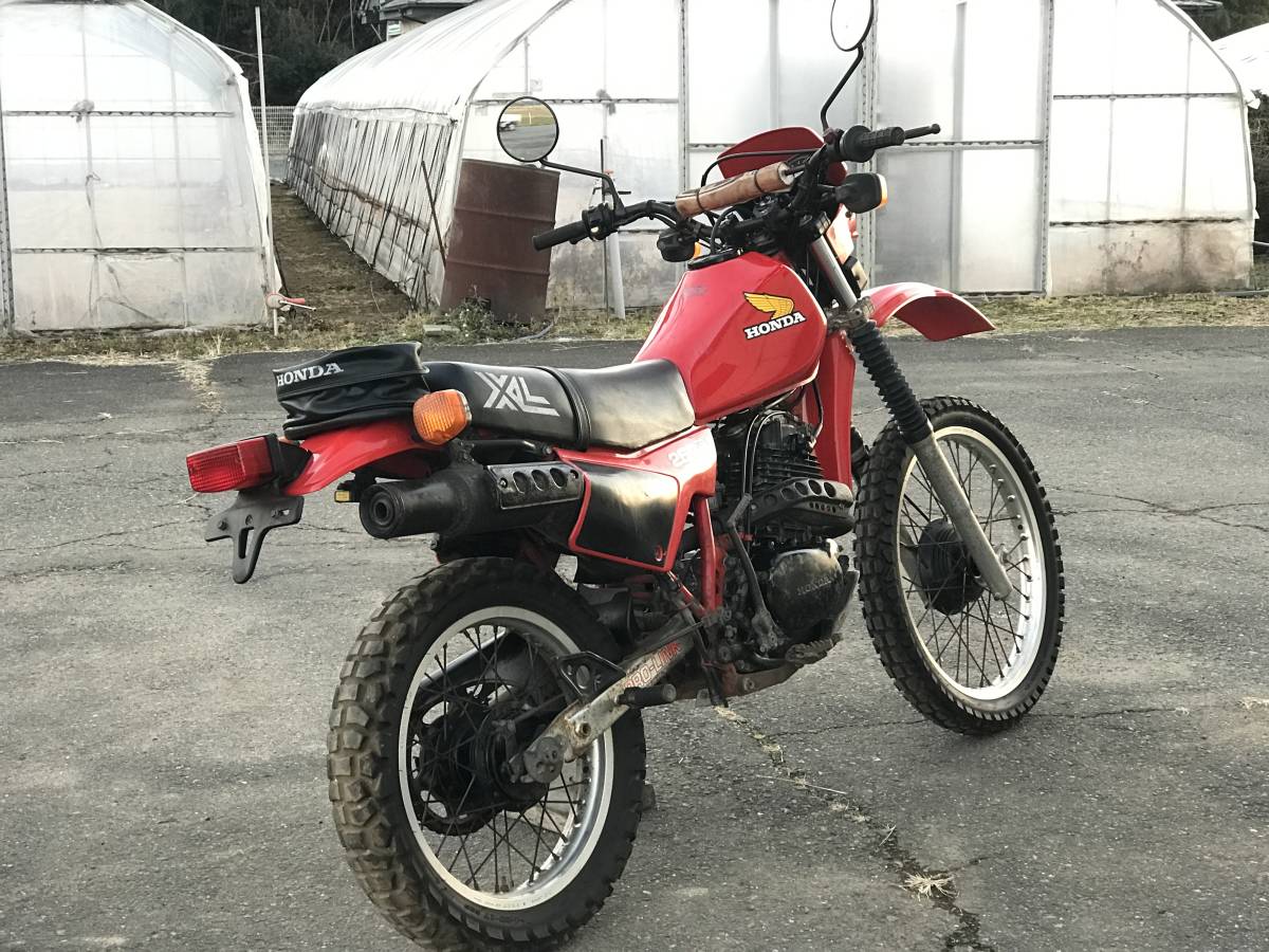 ☆ ホンダ XL250R ビンテージオフ車 MD03エンジン始動良好 動画あり