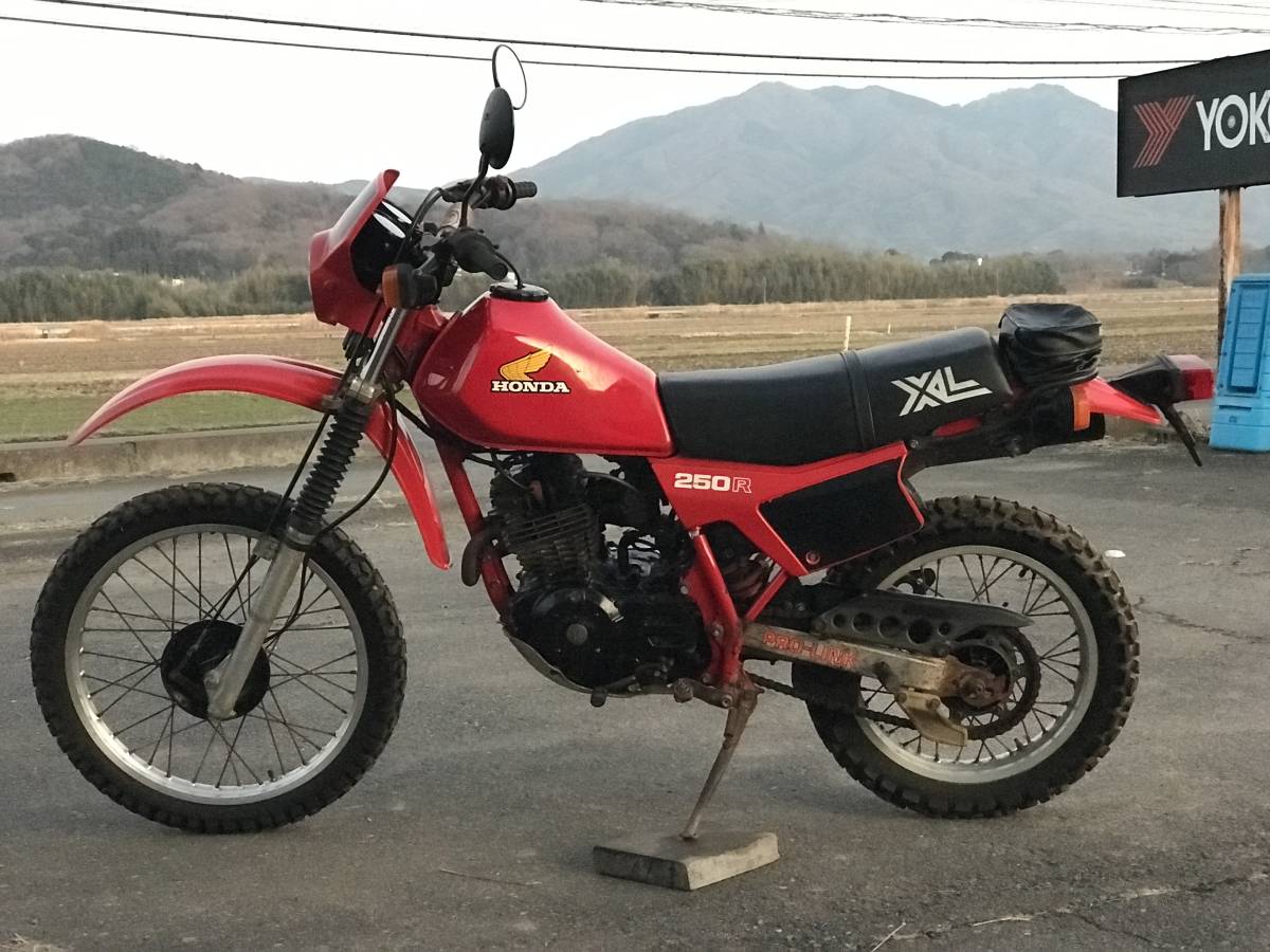 ☆ ホンダ XL250R ビンテージオフ車 MD03エンジン始動良好 動画あり