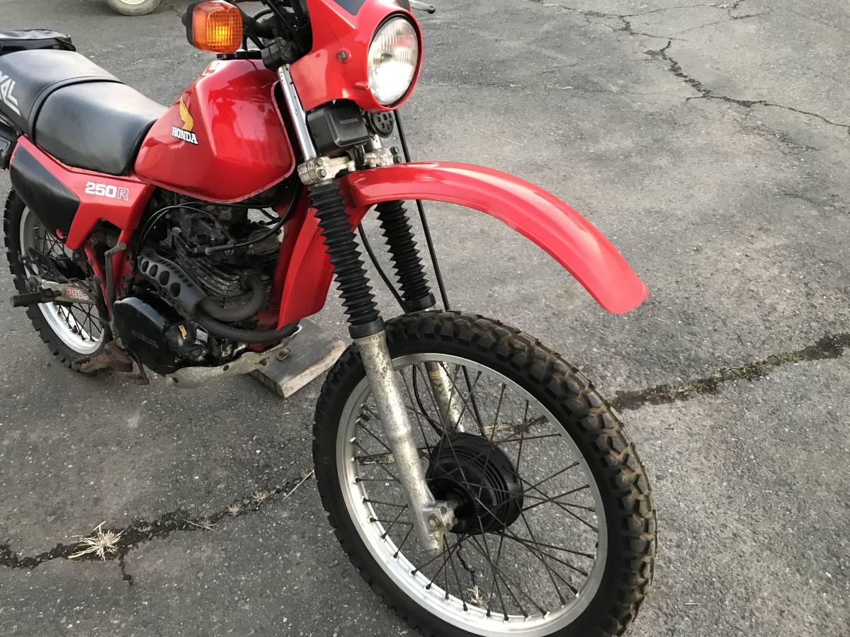 ☆ ホンダ XL250R ビンテージオフ車 MD03エンジン始動良好 動画あり