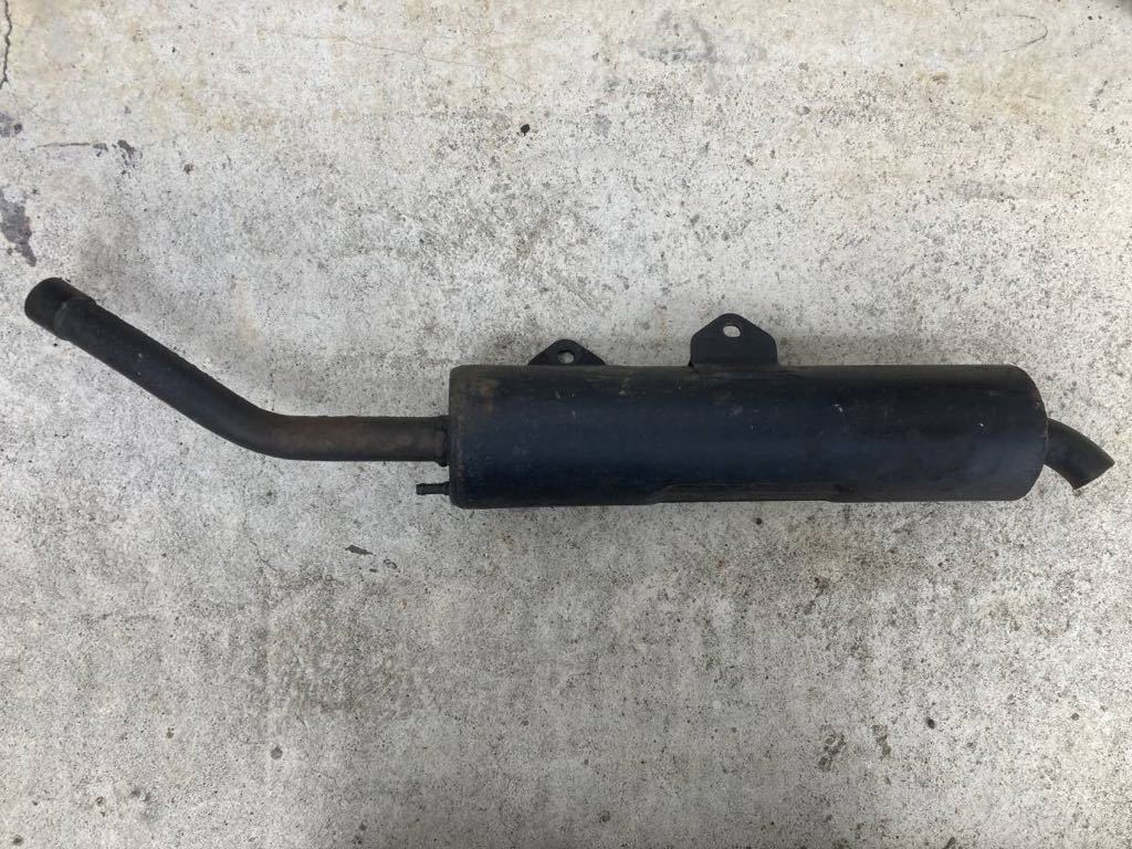 美品】カワサキ kawasaki／KDX125 純正 マフラー サイレンサー - Yahoo