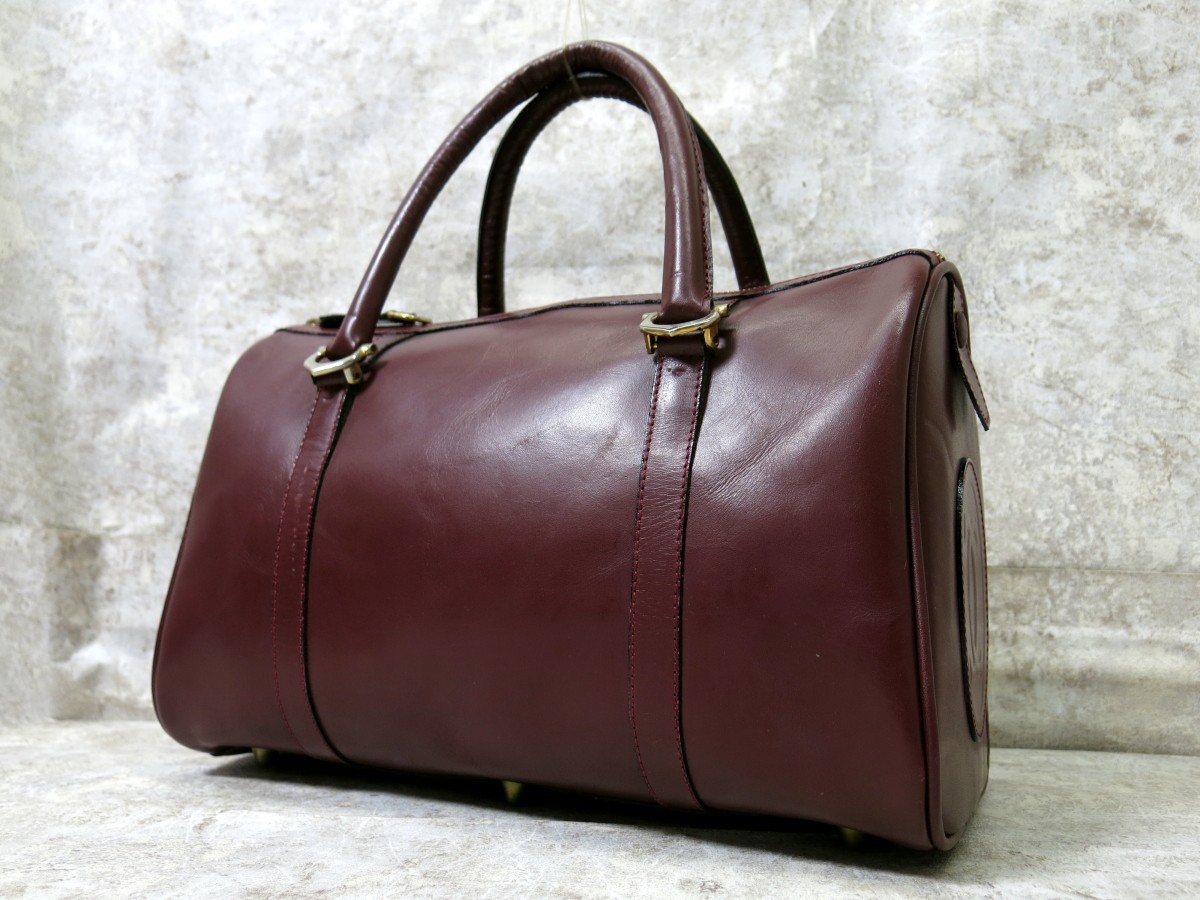 □美品□Cartier カルティエ□マスト□カーフ レザー 本革□ミニ