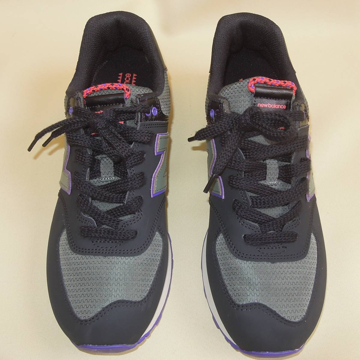 ニューバランス ML574NFQ 27.0cm ブラックXグレー 中古