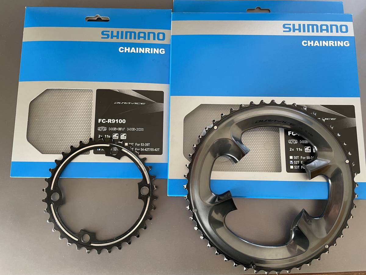シマノ/ SHIMANO DURA-ACE FC-R9100チェーンリング 50-34T シマノ