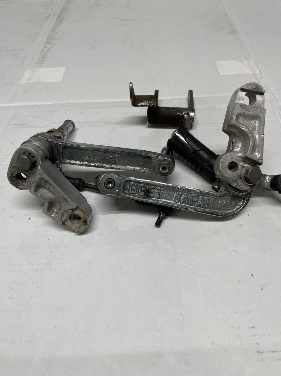 Z400FX用BEETプロポジションバックステップ(当時物) 交し