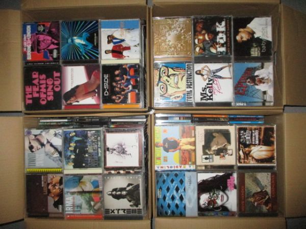 1円スタート☆洋楽CD大量セット ダンボール4箱で発送/在庫処分/転売用/目玉/大量/仕入れ/0117Y4