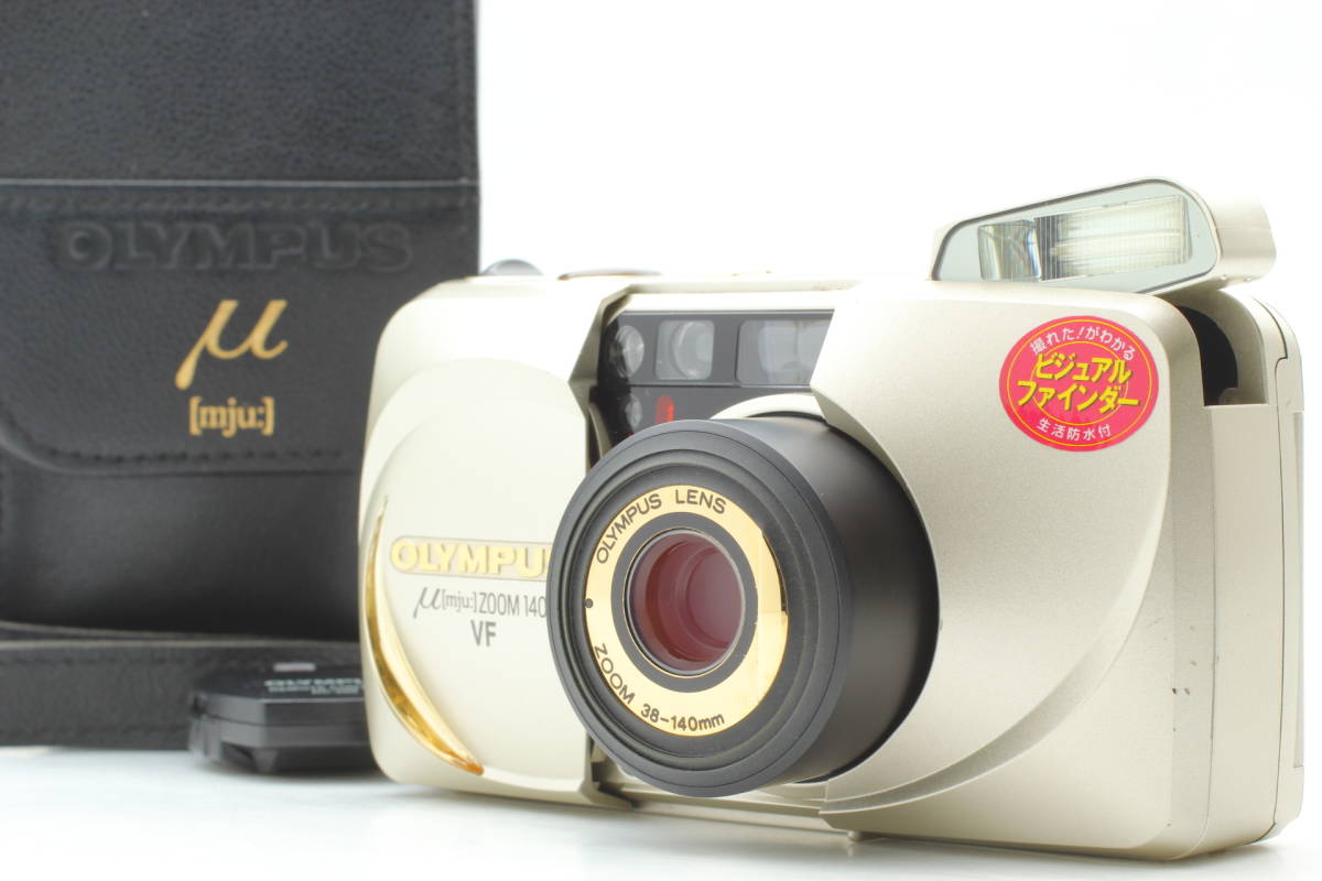 動作確認済 OLYMPUS ZOOM Mju Zoom 動作確認済】OLYMPUS μ mju Zoom 140 VF Point & Shoot Film