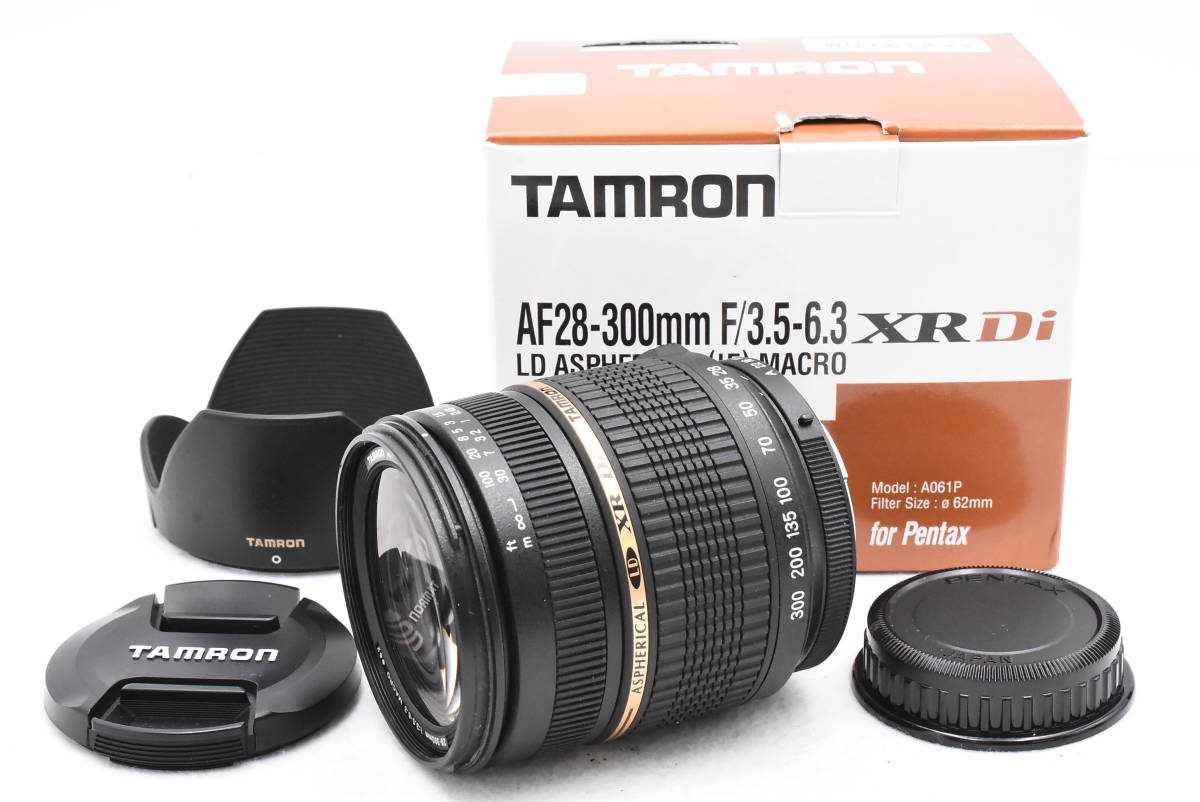 TAMRON タムロン AF ASPHERICAL XR Di LD IF 28-300mm F/3.5-6.3 MACRO ペンタックスマウント用 箱付き (t2826)