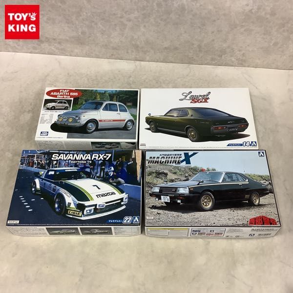 1円〜 アオシマ等 1/24 西部警察 マシンX フィアット アバルト 595