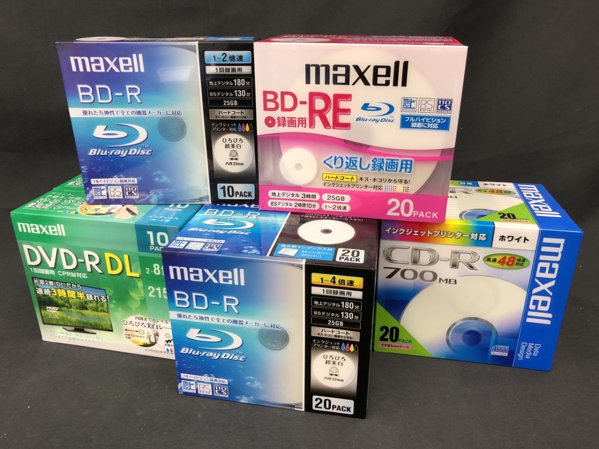 0103-221MK⑮18280 DVD-R/BD-RE/CD-R maxell マクセル blu-ray Disc 