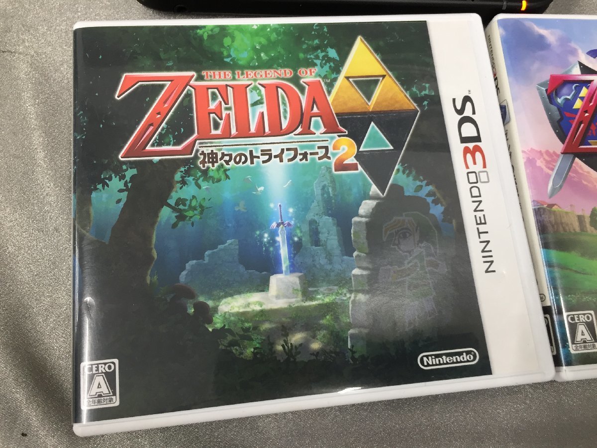 23-618 ◎H 中古品 3DSLL 3DS ゲーム本体 カセット 3DSカセット ZELDA 