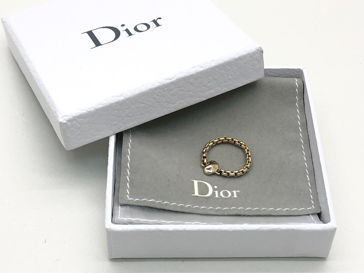 リング ゴールド ディオール 12号 チェーン Dior アクセサリー CD CD 