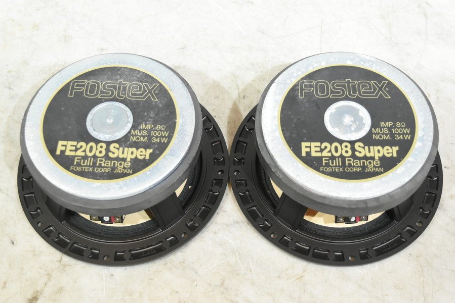 FOSTEX 20cmフルレンジスピーカーペアセット⁄6N-FE208S FE208SS-HP