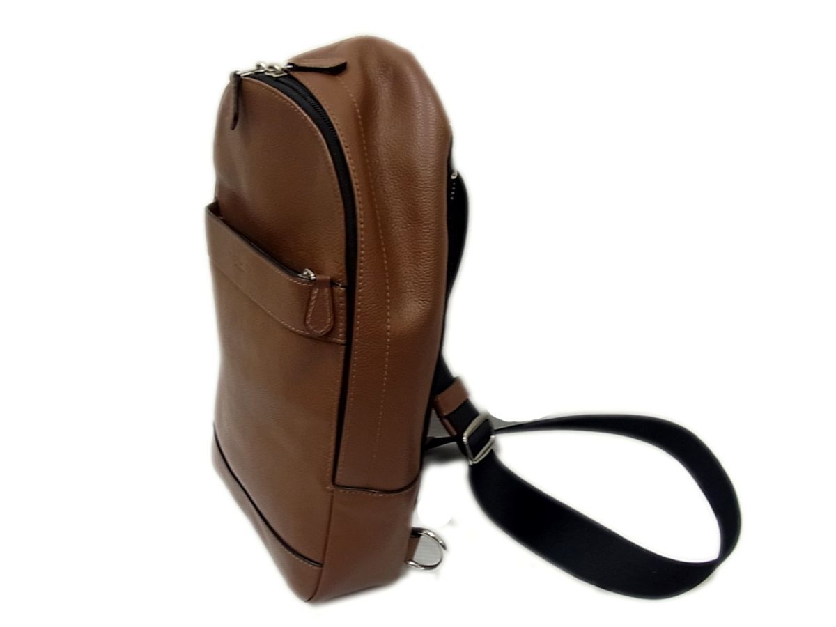 美品 メンズ◇COACH コーチ ワンショルダー クロスボディバッグ ダーク