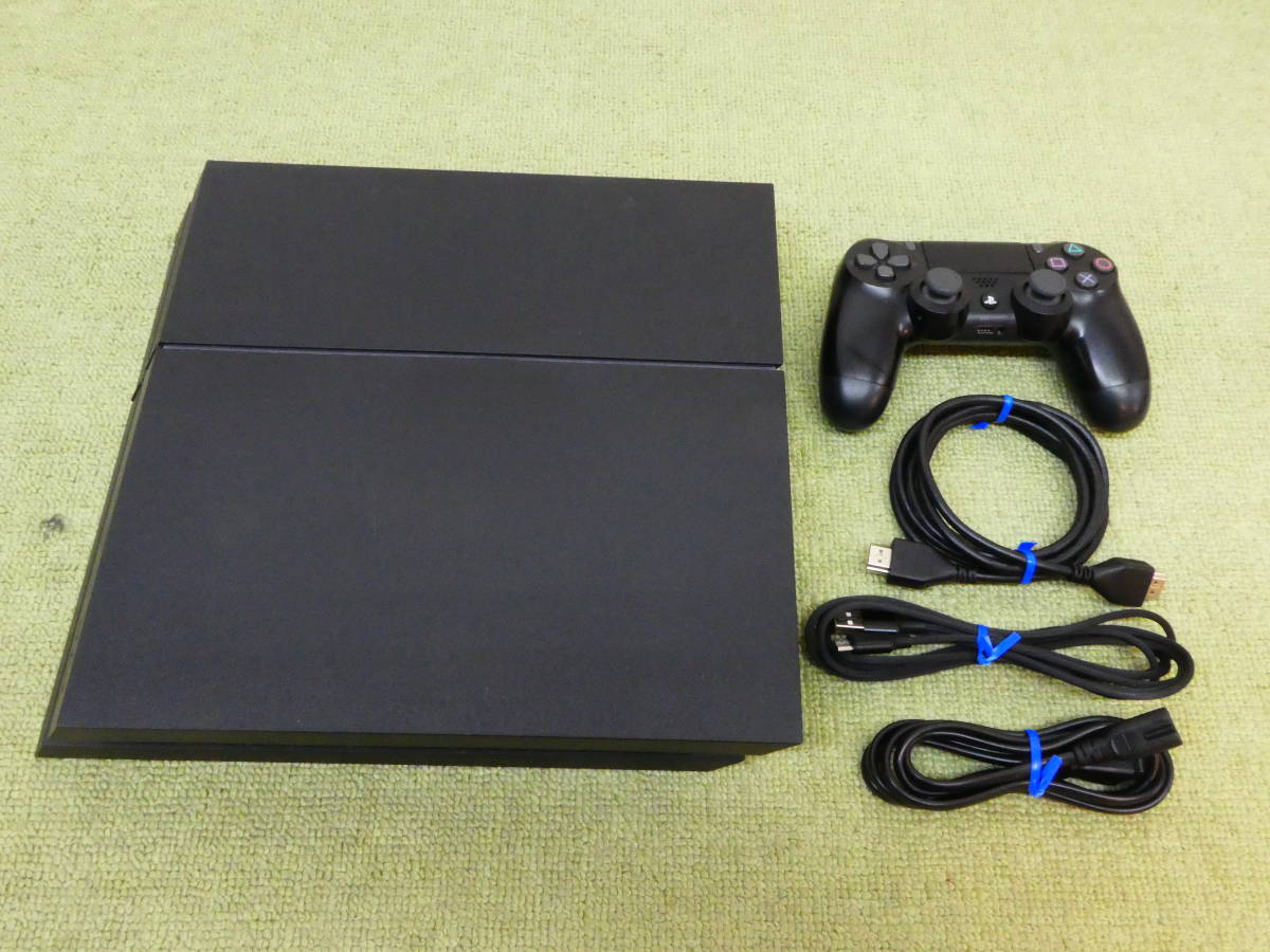 073-D79) 中古品 SONY PS4 プレイステーション4 CUH-1200A 500GB ジェットブラック 箱無し 動作OK ※説明文必読※