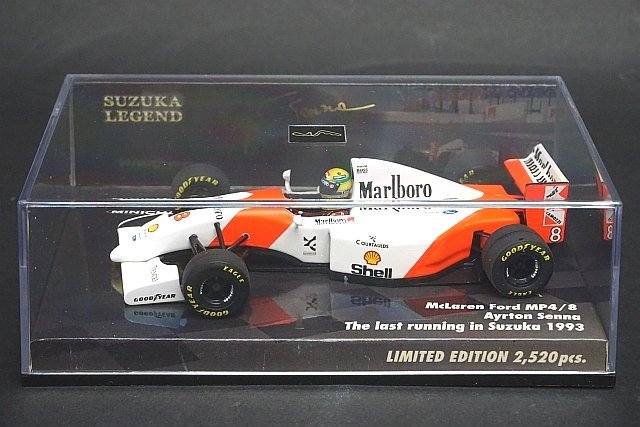 HOT，新作 ミニチャンプス PMA 1/43 マクラーレン フォード MP4/8 A