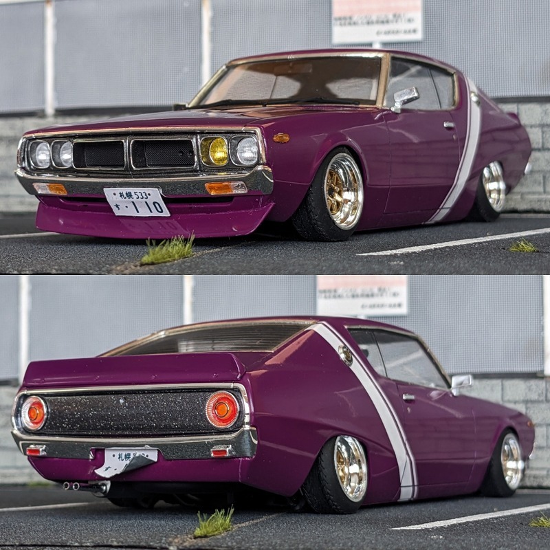 1/24 セリカXX 完成品 街道レーサー チバラギ ワークス シャコタン 族