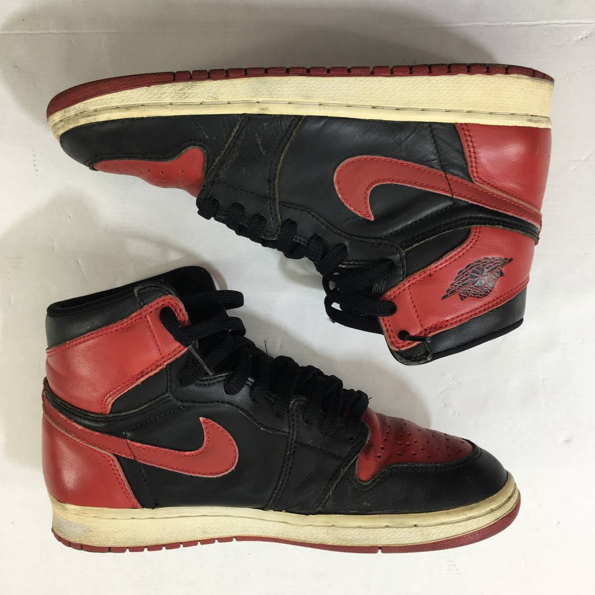 10636)【1円スタート】ナイキ AIR JORDAN 1 94 BRED 940911Y3 レア 