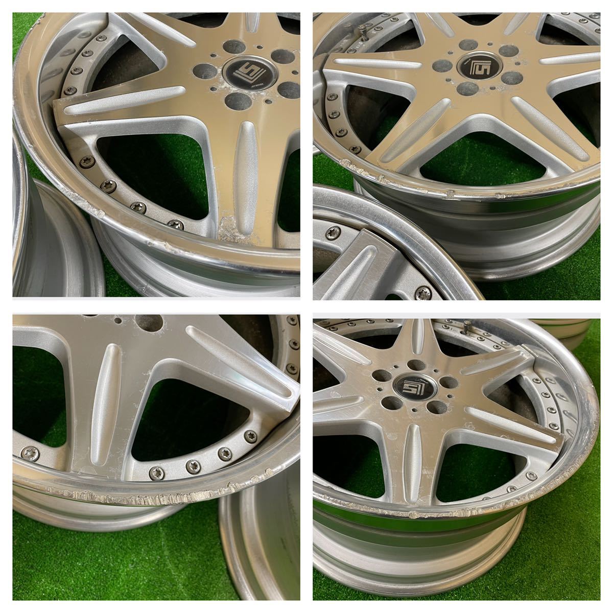 ☆WORK LS LS406PR ワーク 19インチ19×8.5J +41 19×9.5J +28 114.3 5H 
