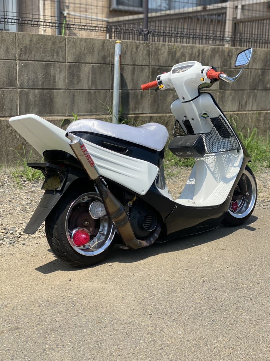 即納/即決有り/新品AF18DIO用三連ダクト入りロングリアテールカウル 