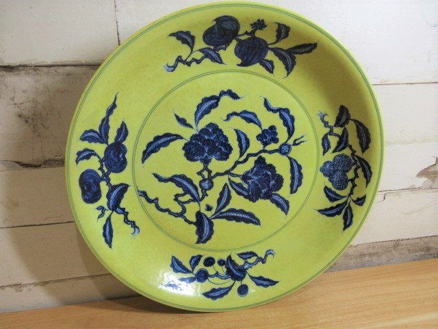6OH5003 中国 大明弘治年製 杯 中国古玩 φ12.5 H11cm