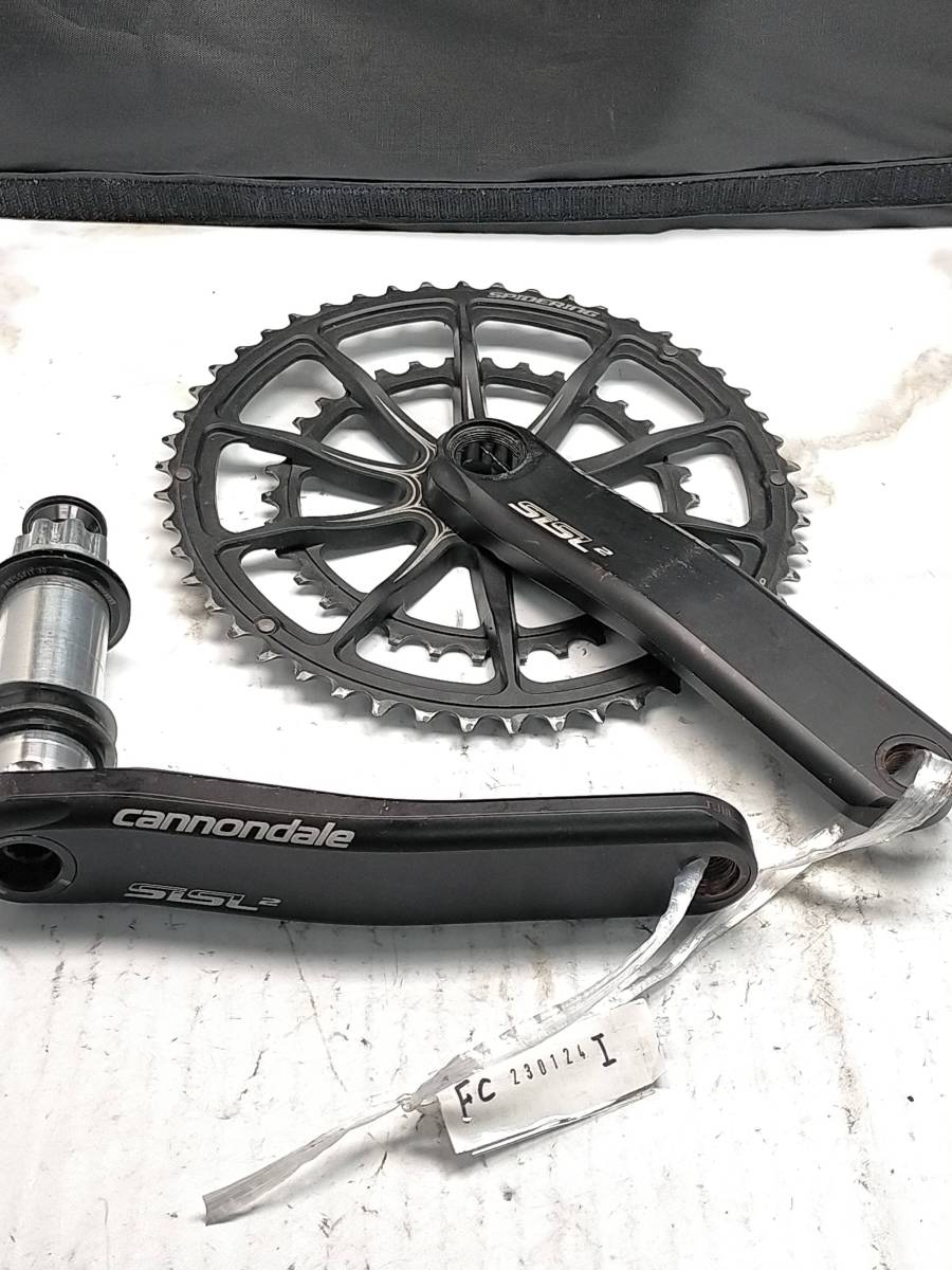 Cannondale SiSL2 170mm crankset 50 34t spider chainset