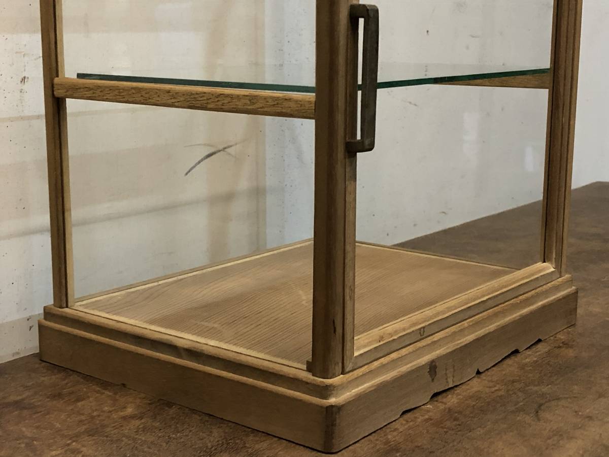 送料無料」レトロな木枠の卓上ガラスケース 「送料無料」レトロな木枠