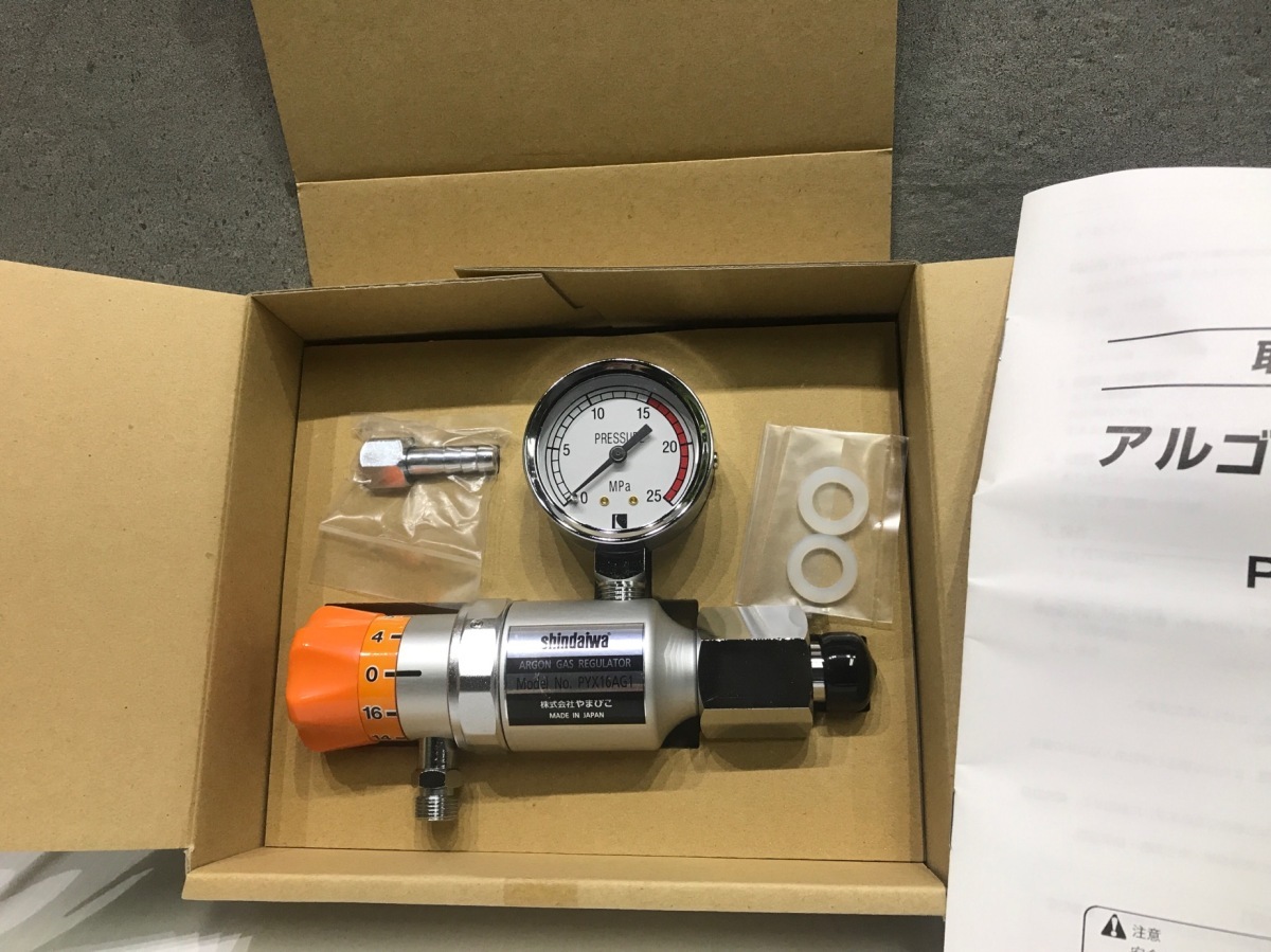 A-e378*【未使用品】新ダイワ 純正アルゴンガス調整器 PYX16AG1 