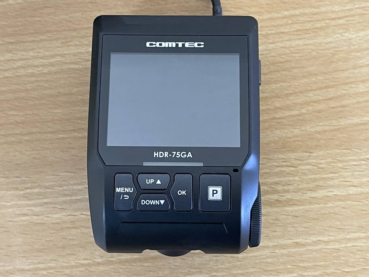 COMTEC コムテック HDR-75GA ドライブレコーダー 中古 確認済み ご覧
