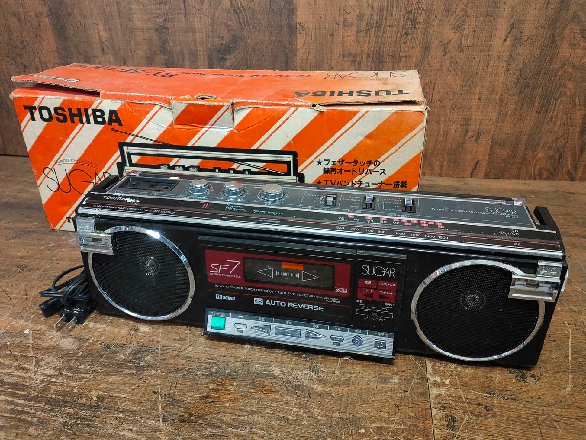 SUGAR 東芝 TOSHIBA RT-SW7 ステレオラジオカセットレコーダー RT-SW70