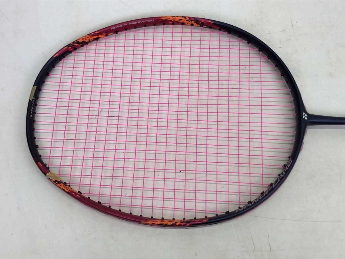 6206】YONEX ナノフレア 700 バドミントンラケット マゼンダ ケース